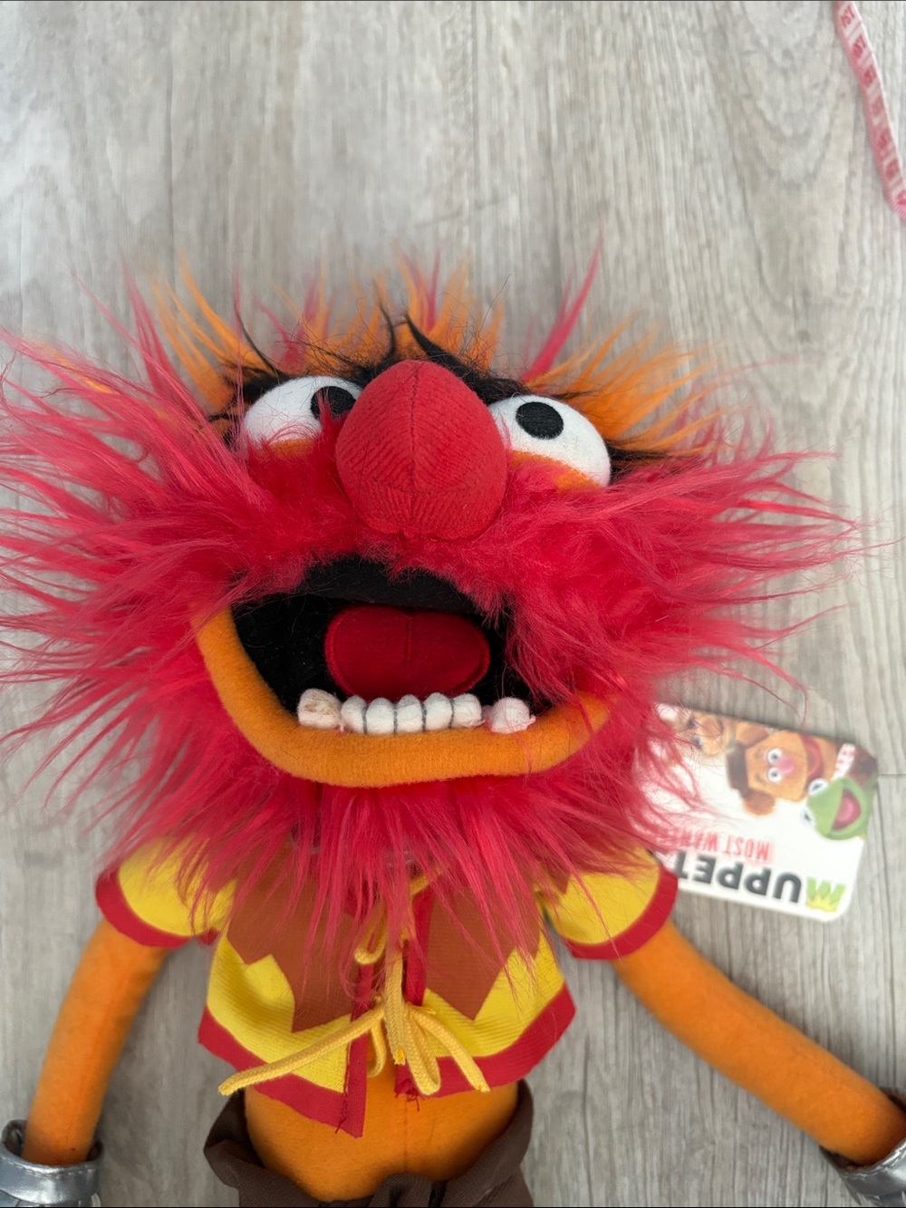 Disney Animal Plush - Red & Orange Character Doll